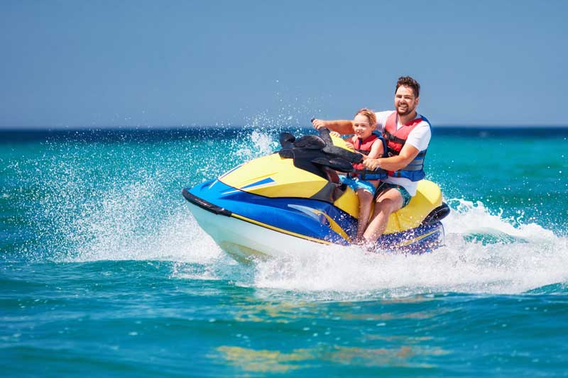 People on a Jet Ski